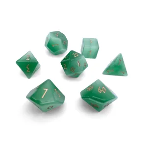Cats eye stone dice set for dnd