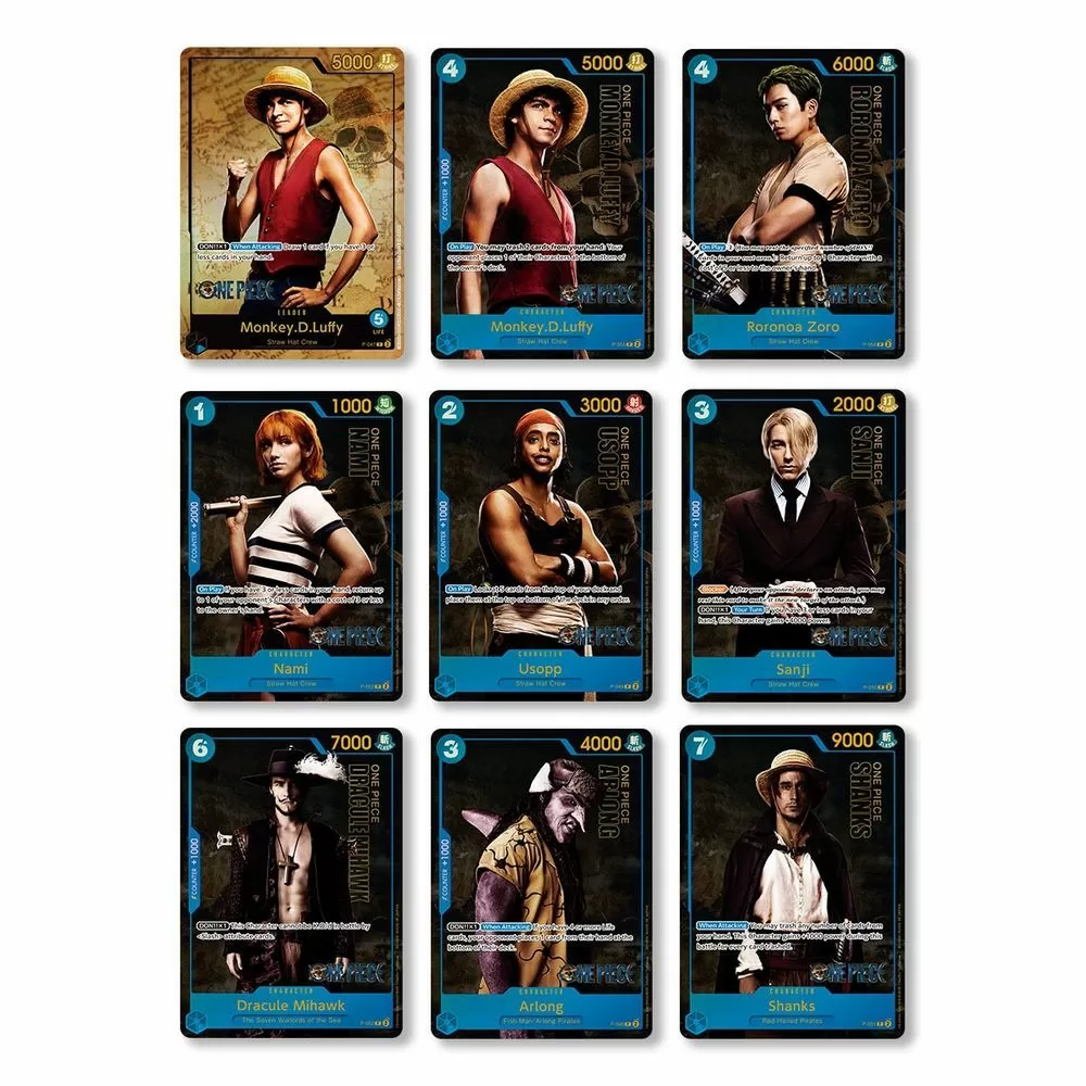 one piece live action card images